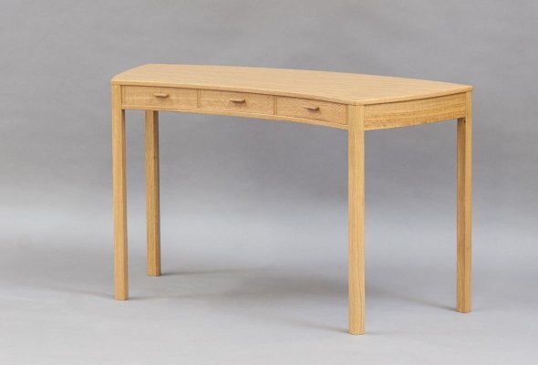 Oak Curved Desk