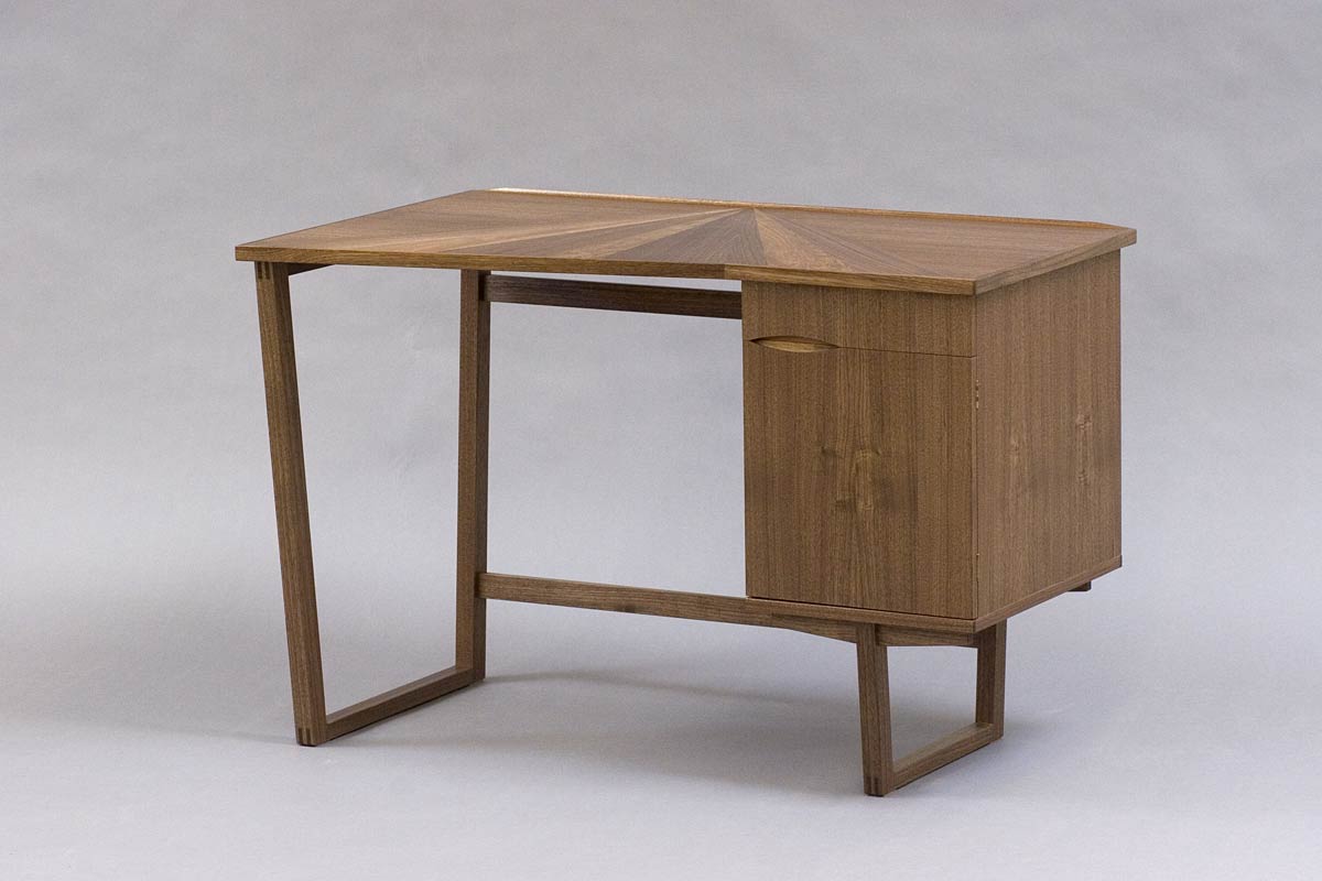 Walnut Parquet Desk